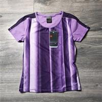Nike Dry Fit UV Miler T-shirt Women's Size Medium Uk 10/12 Compression Purple  - M Regular