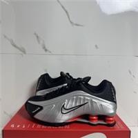 Nike Shox R4 Metallic Silver / Black UK 6 CW2626-005
