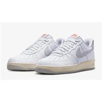 NIKE AIR FORCE 1 '07 "Spray Paint" White/Pure Platinum UK 4.5M/4W New - Full Box