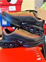 NIKE AIR MAX DN GS Black/Lt Smoke Grey-Laser Orange Size UK 5.5 New In Half Box