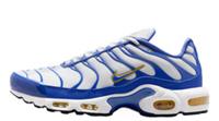 NIKE AIR MAX PLUS White/Lyon Blue-Polar UK 6/EUR 40 New In Half Box