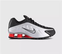 NIKE SHOX R4 (GS) Metallic Silver UK 5/EUR 38 New In Half Box