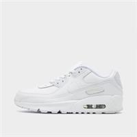 NIKE AIR MAX 90 (GS) White/White-Metallic Silver UK 1/EUR 33 New In Full Box