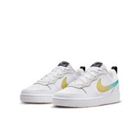 NIKE COURT BOROUGH LOW 2 SE (GS) White/Multi-Color UK 6/EUR 40 New In Half Box