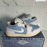 Nike Air Jordan 1 Low SE Denim Worn Blue UK 7.5 HQ2004-400 Womens New