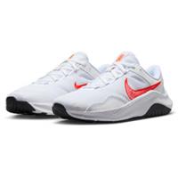 W NIKE LEGEND ESSENTIAL 3 NN White/Bright Crimson-Black UK 7.5/EU42 New-Half Box