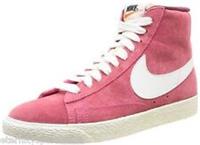 Nike Blazer Pink Foil Suede & Leather Ladies Trainers - Sizes 3, 4. 5, 6. 7 BNIB