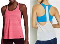 Nike Loose Support Built in Bra Training Running Gym Tank Top - XS Regular