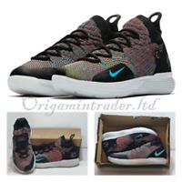 Nike KD 11 (GS) Kevin Durant Black/Chlorine Blue AH3465-001 Size 4.5 UK