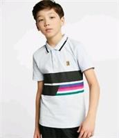 NIKE COURT ADVANTAGE TENNIS POLO SHIRT TOP - BLUE AR2381-442 BOYS