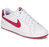 New Nike Court Royale Tennis Shoes Leather Trainers White/Noble Red