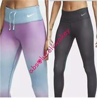 Nike Epic Lux Women's Mid-Rise TIGHT FIT Reversible Running Training 7/8 Tights - S Regular