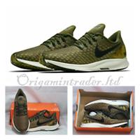 Nike Air Zoom Pegasus 35 GPX Olive Canvas AT9974-301 Size 7.5 UK, 42 EUR