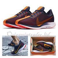 Nike Wmns Zoom Pegasus 35 Turbo Blackened Blue AJ4115-486 Size 2.5 UK, 35.5 EUR