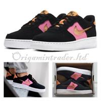 Nike Air Force 1 LV8 GS`Black Lotus Pink` Unisex Trainers CJ4093-002 Size 4.5 UK