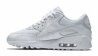 NIKE AIR MAX 90 MESH (GS) YOUTH SIZE UK 5.5 EUR 38.5 (833418 100) TRIPLE WHITE