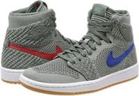 NIKE AIR JORDAN 1 RETRO HIGH FLYKNIT BG SIZE UK 6 EUR 40 (919702 333) CLAY GREEN