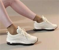 WOMENS NIKE AIR MAX 97 LEA SIZE 3.5 EUR 36.5 (AQ8760 100) WHITE/ SUMMIT WHITE