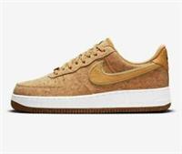 NIKE AIR FORCE 1 '07 PRM ,,Happy Pinneaple Cork'' SIZE UK 8-10 (DJ2536 900)