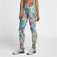 WOMENS NIKE POWER PRINTED RUNNING TIGHTS SIZE M (AH3914 101) - M Regular