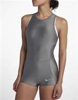 WOMENS NIKE 2018 RUN DIVISION RUNNING BODYSUIT SIZE XS (923405 036) GUNSMOKE - XS XS
