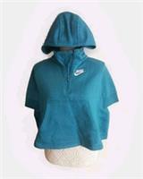 NIKE SWEATSHIRT HALF ZIP PONCHO SIZE S 8-10YEARS/128-137Cm 890250 301 BLUE