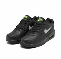 NIKE AIR MAX 90 GS YOUTH SIZE UK 5.5 EUR 38.5 (CV9608 001) BLACK / VOLT