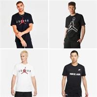 Nike Air Mens Sports T Shirt Jordan Crew Neck Activewear Sports Casual Tee - M Regular