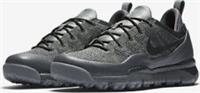 MENS NIKE LUPINEK FLYKNIT LOW SIZE 6 EUR 40 (882685 001) DARK GREY/ BLACK