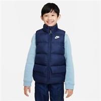 NIKE SYNTHETIC FILL GILET VEST KIDS SIZE XL (158-170CM) (DX1296 410) NAVY