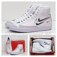 Nike Blazer Mid `77 GS `Multi Swoosh` DO6487-100 Size 4 UK, 36.5 EUR