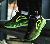 MENS NIKE AIR MAX 720 SIZE 8 EUR 42.5 (AO2924 008) BLACK / VOLT