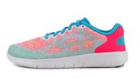 NIKE FREE RN 2017 (GS) SIZE UK 5 EUR 38 (904258 100) MULTICOLOURED