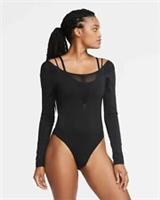 WOMENS NIKE CITY READY SEAMLESS STUDIO TRAINING BODYSUIT SIZE S (CU5193 010) - S Regular