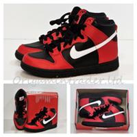 Nike Dunk High (GS) `Deadpool` Trainers DB2179-003