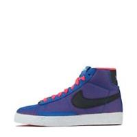 Nike Blazer Mid Vintage Children Kids Trainers Shoes- Blue