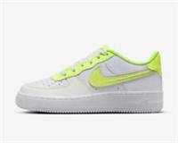 NIKE AIR FORCE 1 LV8 (GS) SIZE UK 4.5 EUR 37.5 (DV1680 100) WHITE/VOLT