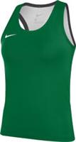 Nike Running Vest Top Womens DRI-FIT Lined Airborne XS-XL BNWT £45 Green/White - XS Regular