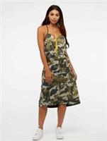 WOMENS NIKE SPORTSWEAR ,,CAMO'' DRESS SIZE S (932367 072) CAMO OLIVE - S Regular
