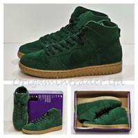 Nike SB Dunk High Pro Decon `Gorge Green` DQ4489-300 Size 8 UK, 42.5 EUR