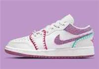 NIKE AIR JORDAN 1 LOW SE (GS) KNIT SIZE UK 5 EUR 38 (DM9037 100)