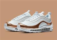 NIKE AIR MAX 97 EP (GS) YOUTH SIZE UK 4 EUR 36.5 (BV0049 100) WHITE/ BRONZE GOLD