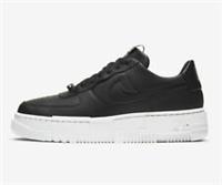 WOMENS NIKE AIR FORCE 1 PIXEL SIZE UK 4.5 EUR 38 (CK6649 001) BLACK / WHITE