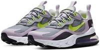 NIKE AIR MAX 270 REACT (GS) YOUTH SIZE UK 6 EUR 39 (BQ0103 010) GREY/ LEMON