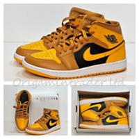 Nike W Air Jordan 1 Mid Taxi Trainers BQ6472-700