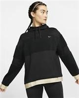 WOMENS NIKE ICON CLASH FLEECE PULLOVER TRAINING HOODIE SIZE L (BV5358 010)BLACK - L Regular