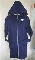 WOMENS NIKE ADVANCE 15 PARKA HOODIE SIZE S (857414 429) NAVY /WHITE/ BLACK - S Regular