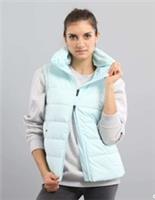 WOMENS NIKE NSW DOWN FILL VEST SIZE S (854857 411) LIGHT BLUE / WHITE - S Regular