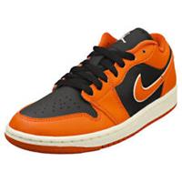 Nike Air Jordan 1 Low Se Womens Fashion Trainers in Spice Black