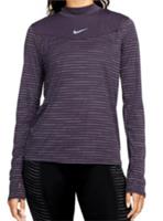 New Womens Nike Dri-Fit Run Division LS Top Purple Size XS UK 8 RRP£59.99 - XS Regular